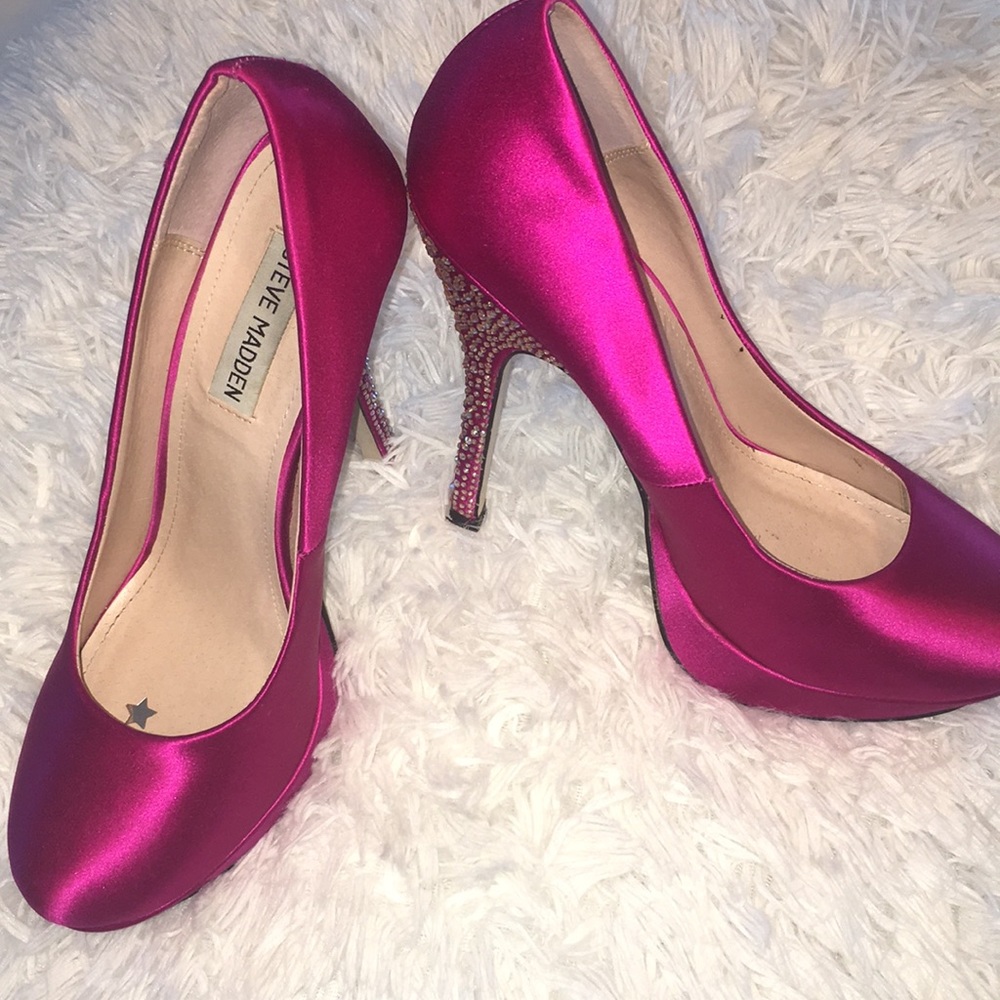 Steve Madden Pink (Party-r) Heels